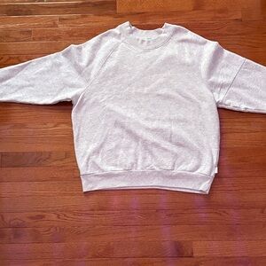 Gilly Hicks Light Gray Crewneck Sweater